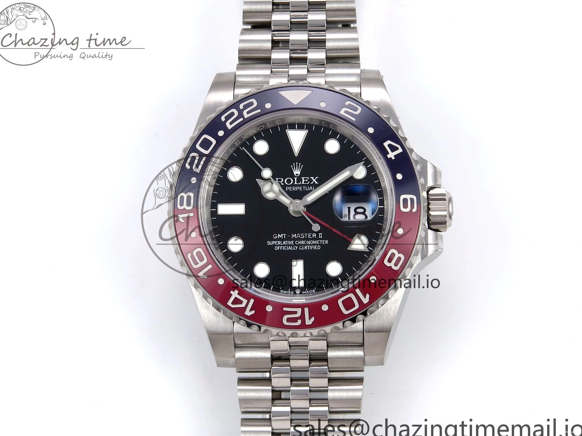 1:1 THBF Jubilee Best on 126710 Bracelet CHS 904L II GMT-Master Edition SH3285 BLRO 0419
